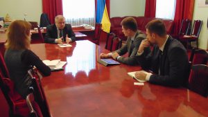 18 січня перший заступник голови адміністрації Володимир Кальніченко зустрівся з представниками Ukraine Invest (Агентство по сприянню інвестиціям до України)