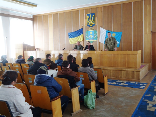 Зустріч з питань призову на строкову службу відбулася у Новоушицькому районі