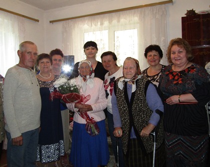 Зі 100-річним ювілеєм привітали жительку Хмельницького району