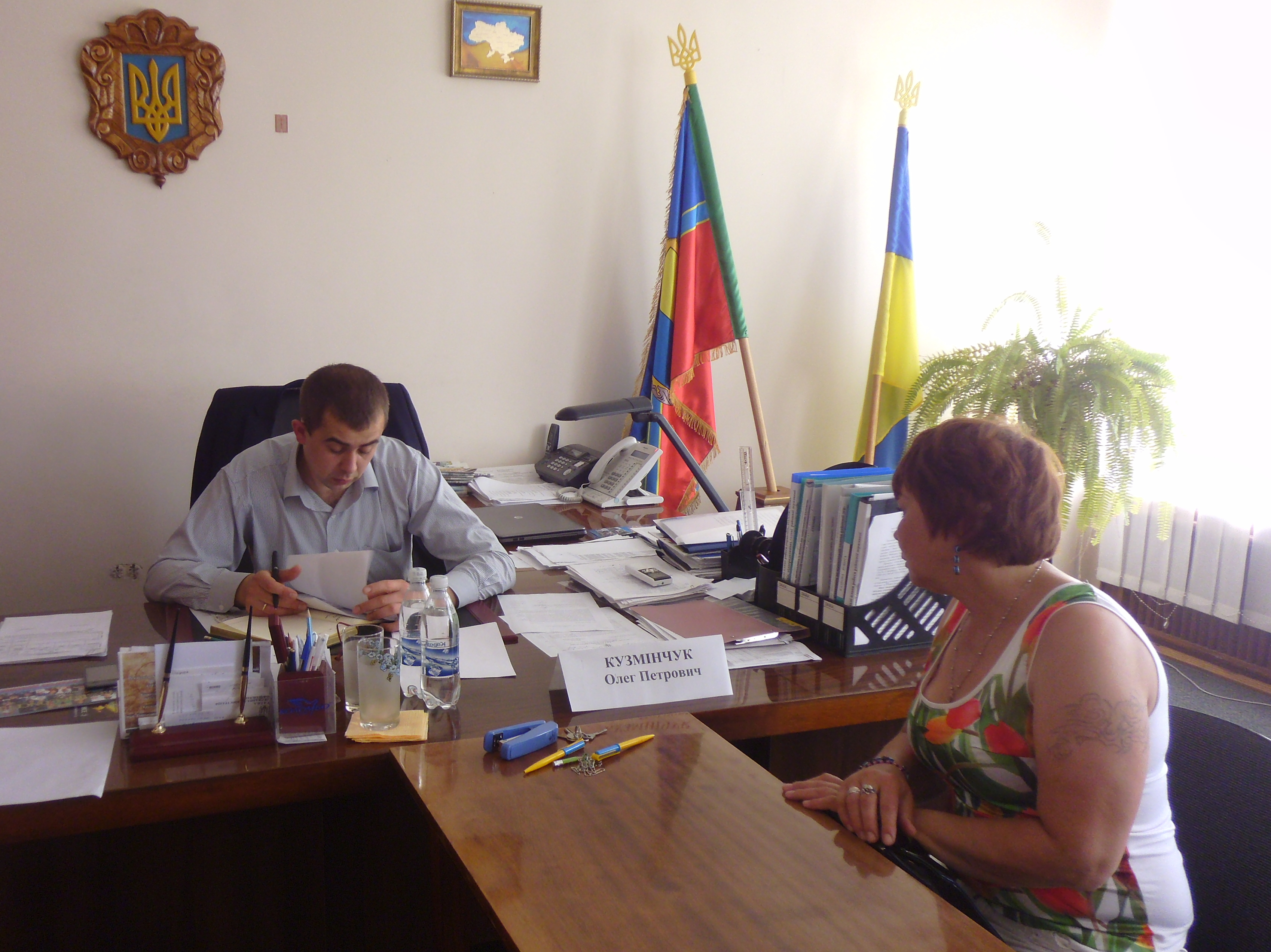 Олег Кузмінчук здійснив виїзний прийом громадян у Славутському районі