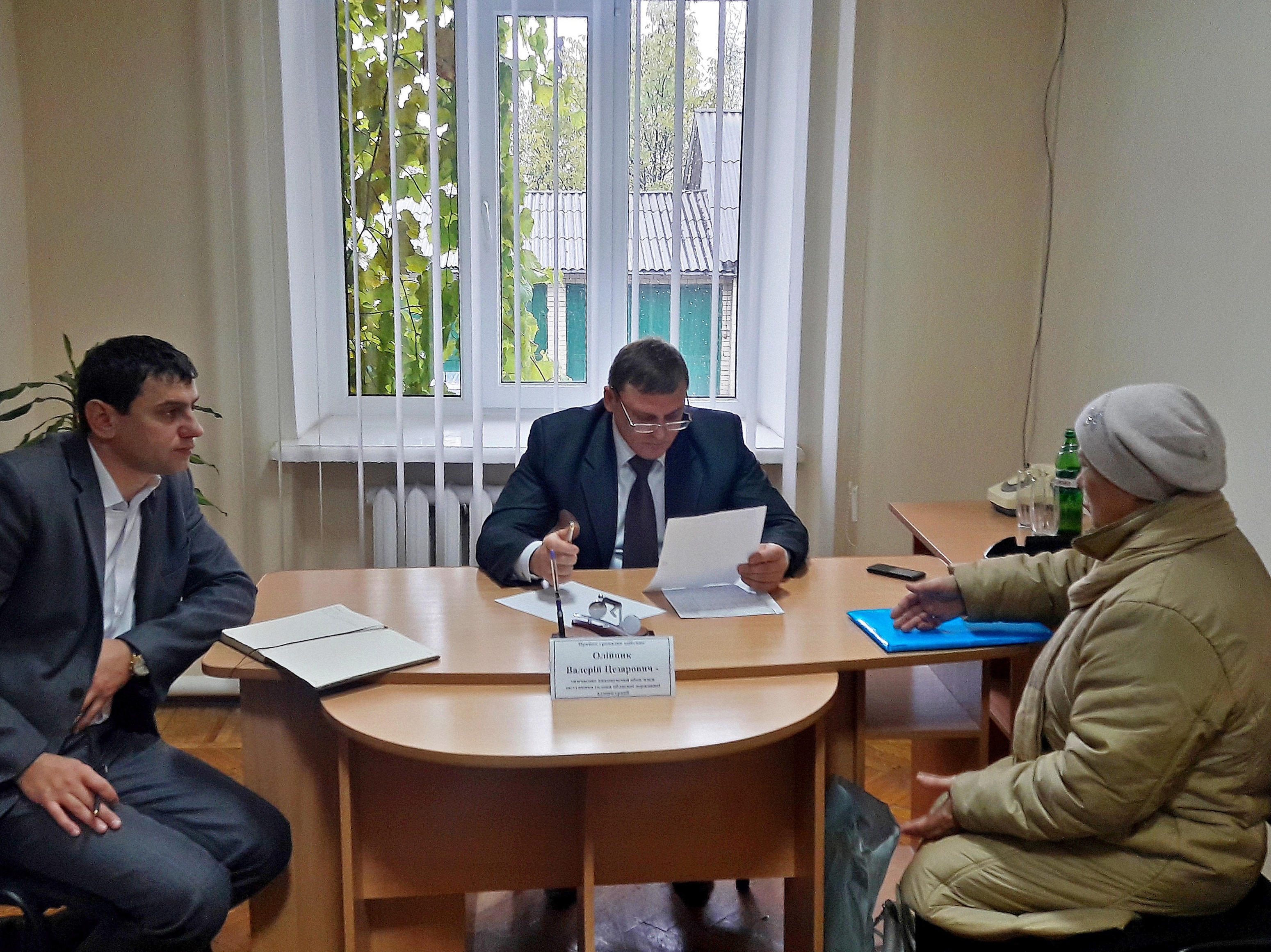Валерій Олійник провів виїзний прийом громадян у Дунаєвецькому районі