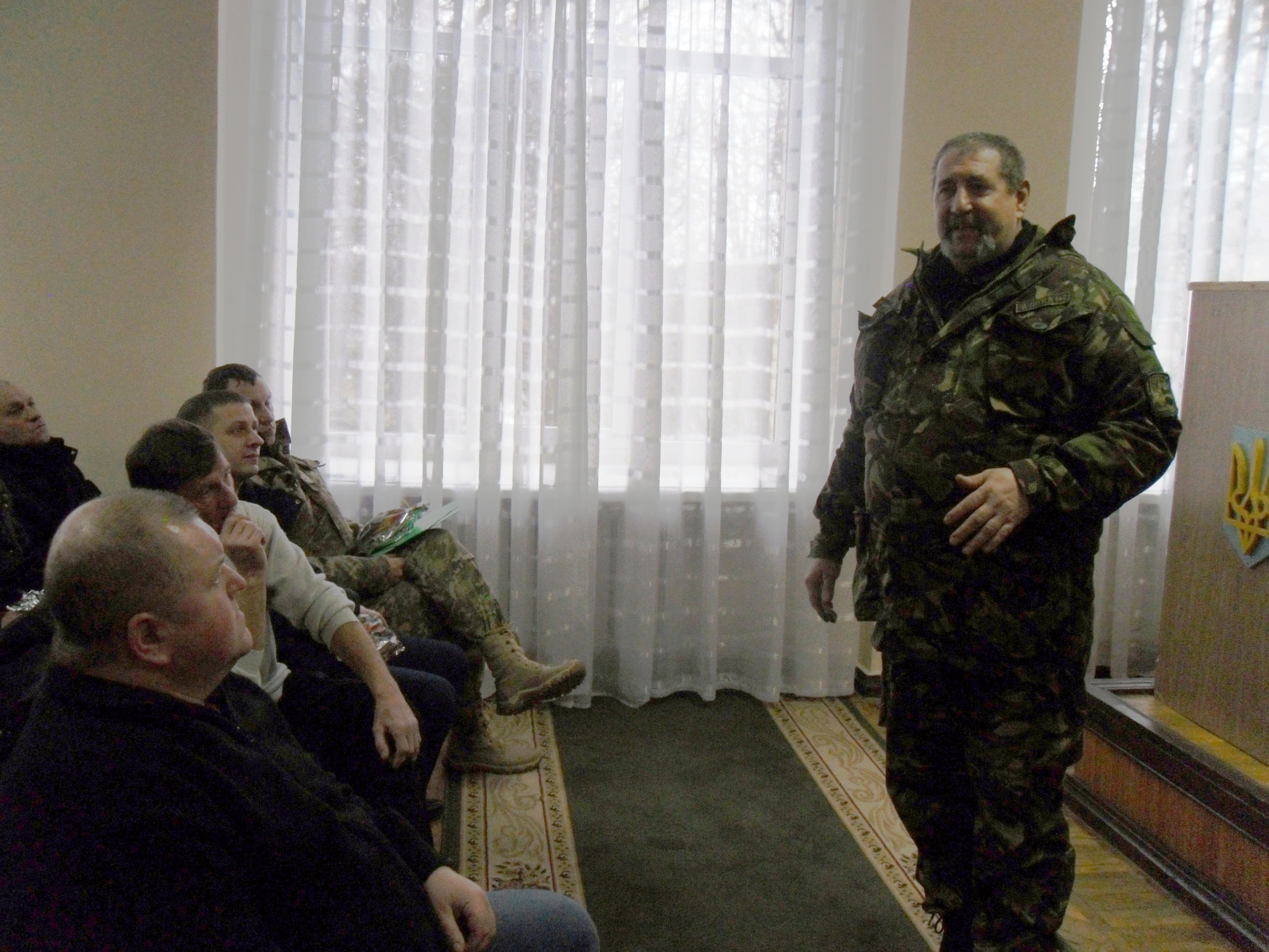 Учасників АТО Ізяславщини привітали із наступаючими новорічно-різдвяними святами
