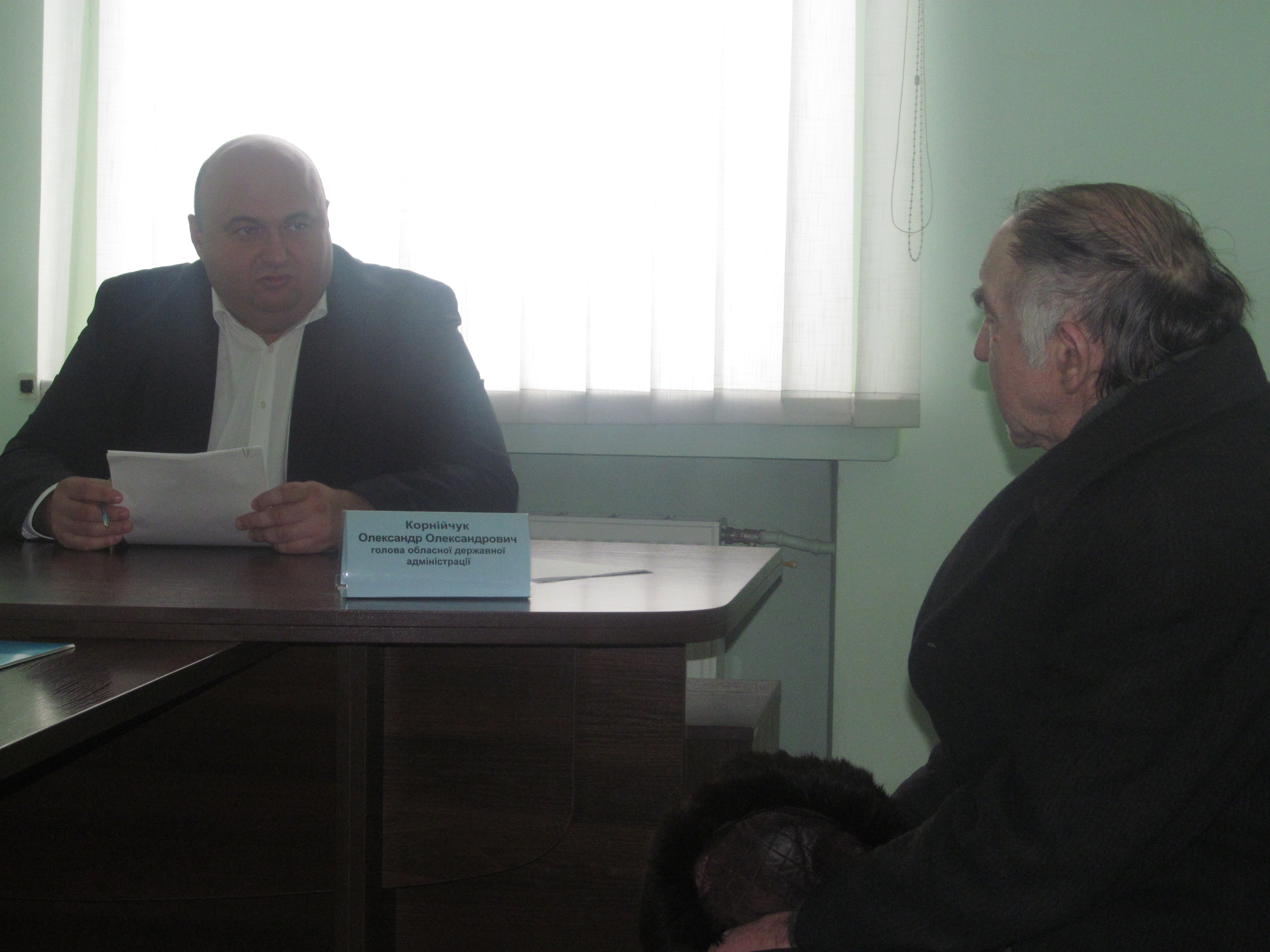 Олександр Корнійчук провів особистий прийом громадян