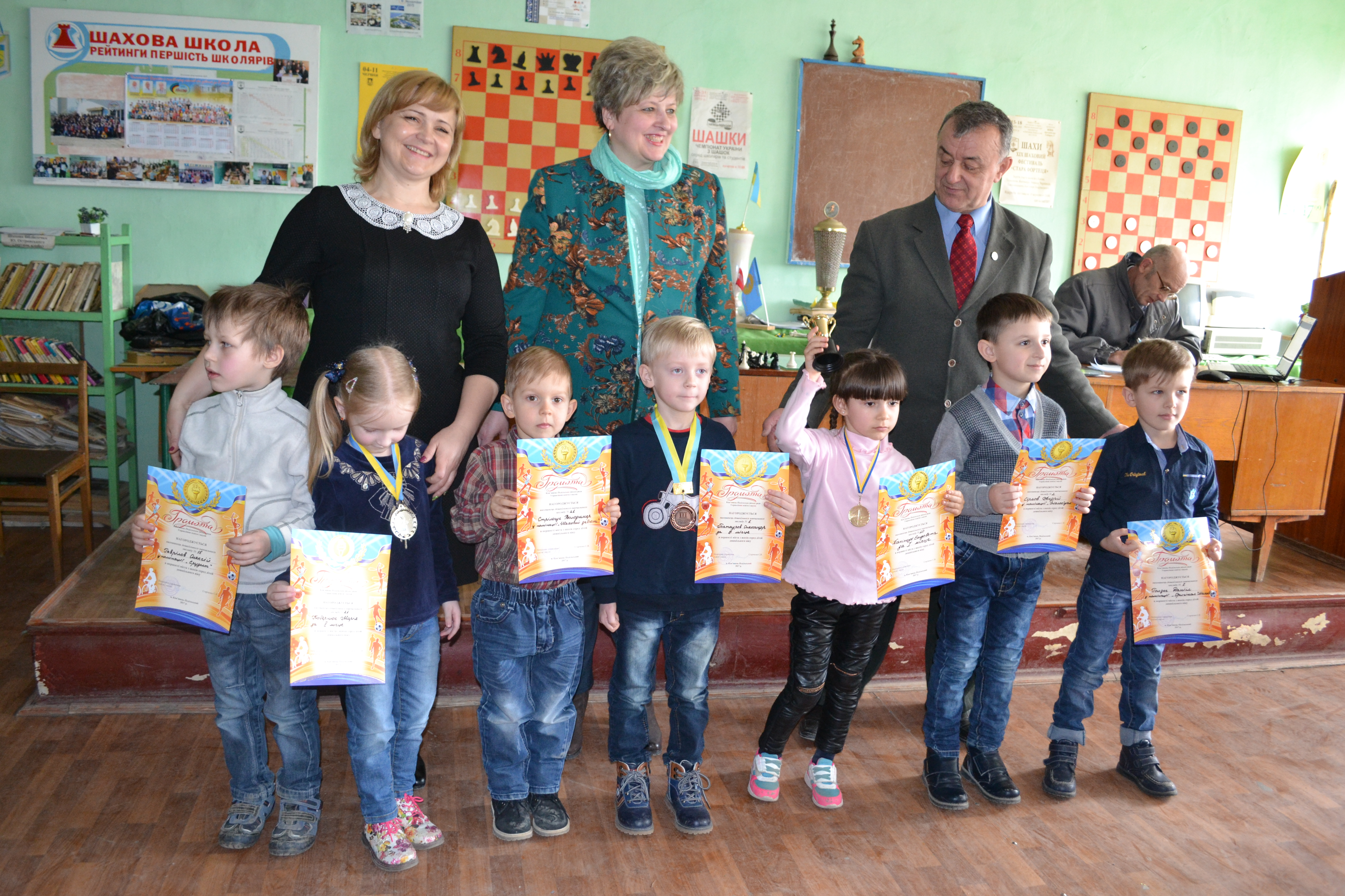 У м. Кам’янець-Подільський відбувся п’ятий чемпіонат міста з шахів серед дошкільнят