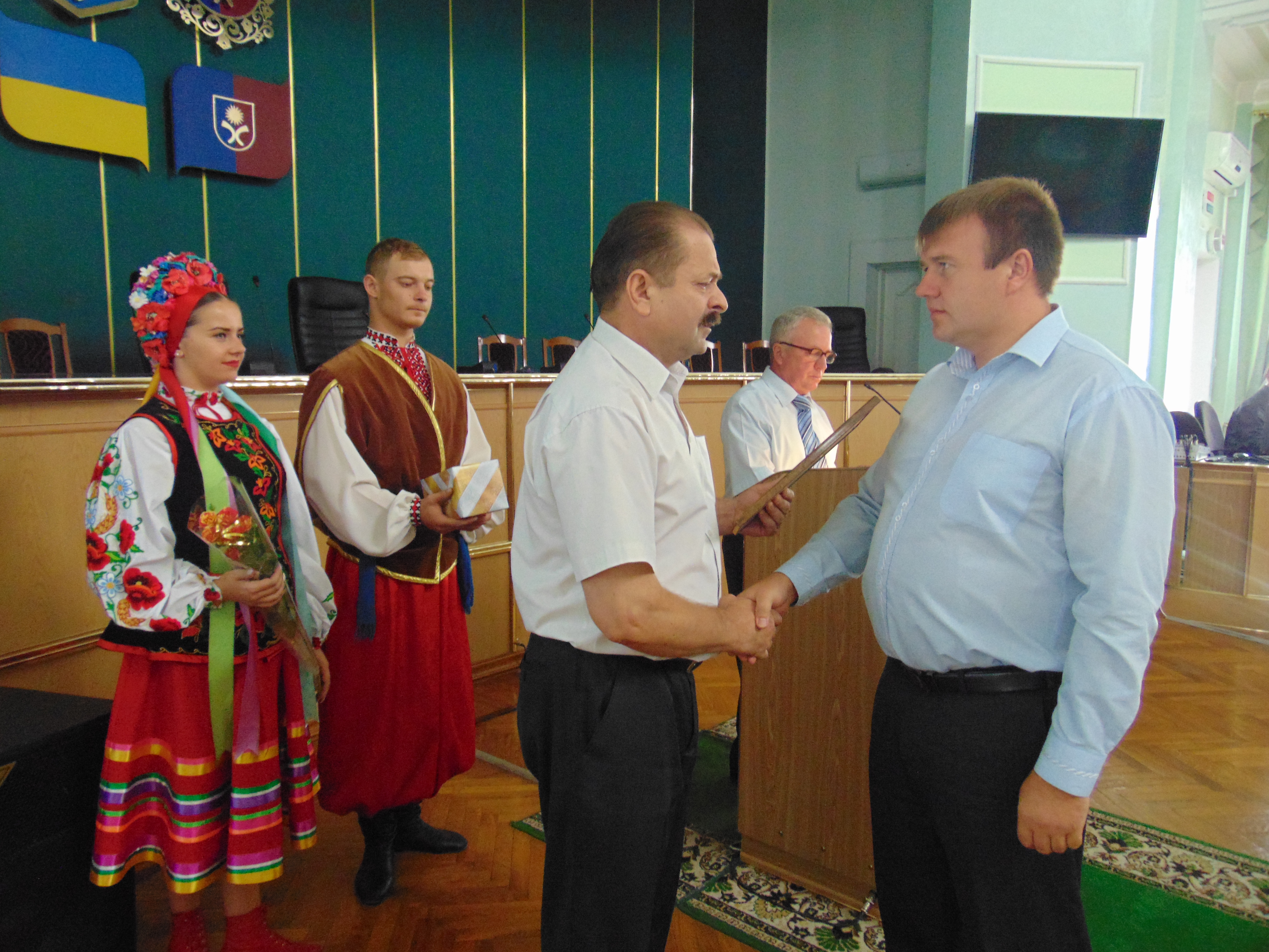 Підприємці області приймали вітання