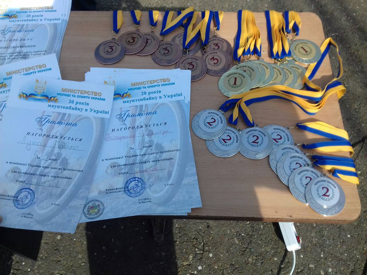 Наші велосипедисти знову серед кращих на чемпіонаті України