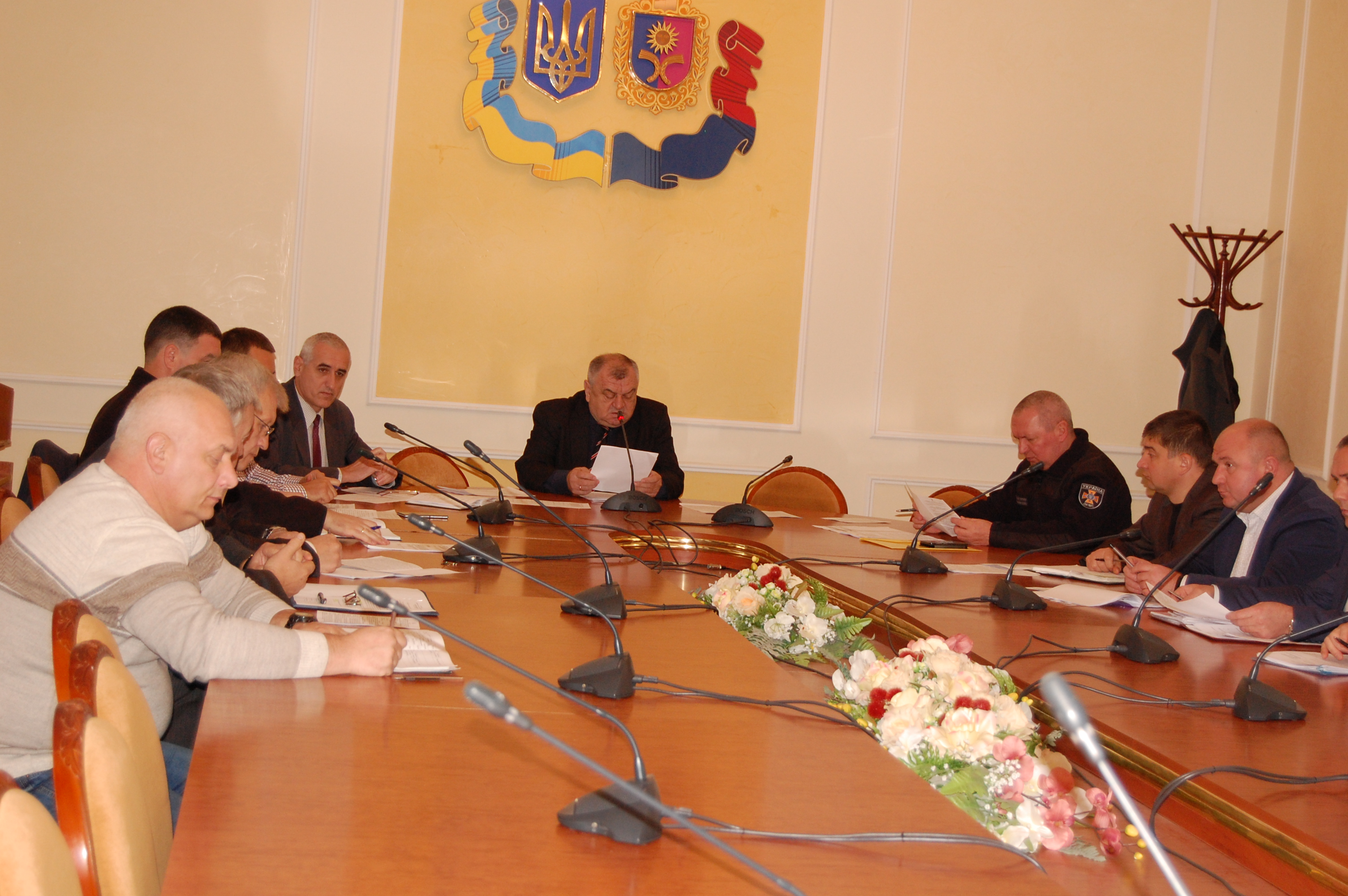 В. Кальніченко: Всі служби області мають розробити між собою алгоритм спільних дій на випадок надзвичайних ситуацій в осінньо – зимовий період
