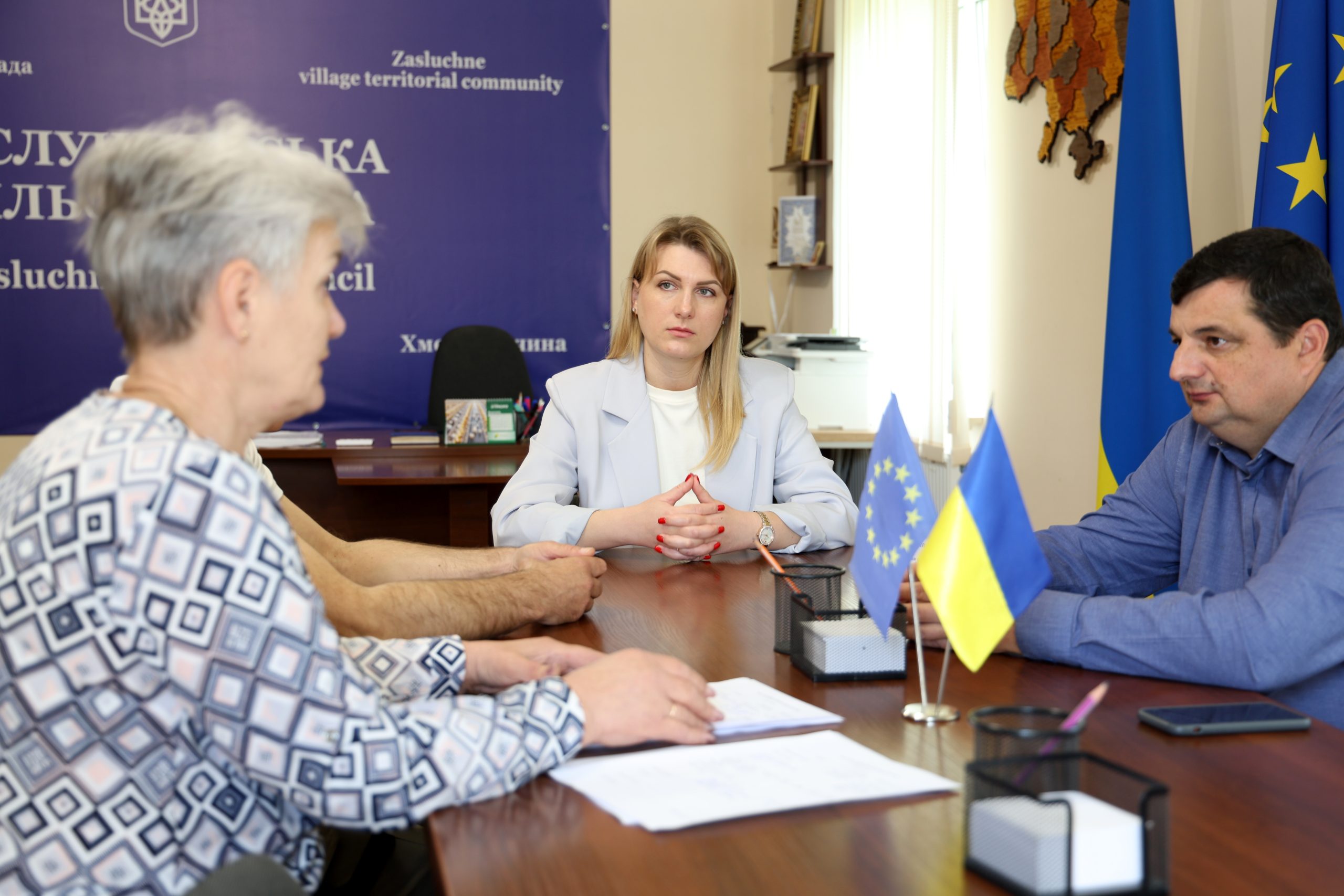 Оксана Вжешневська відвідала Заслучненську громаду