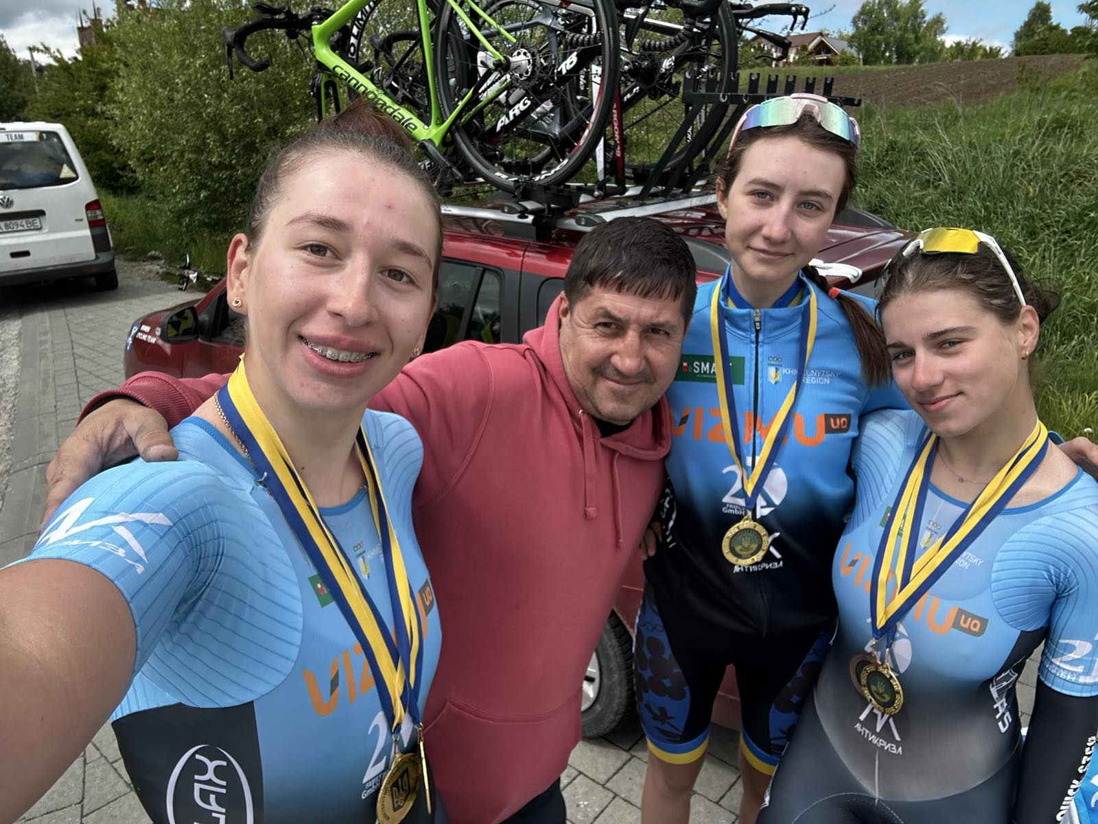 Золотий виступ велосипедисток Хмельницької області на чемпіонаті України