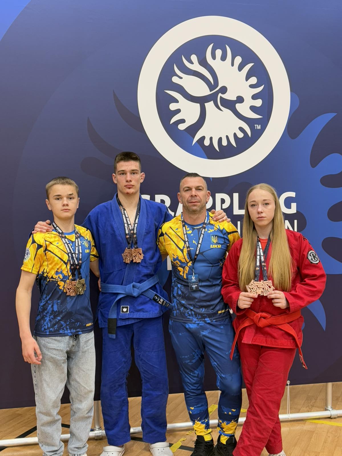 Вихованці з Хмельниччини вибороли шість медалей на чемпіонаті Європи з греплінгу