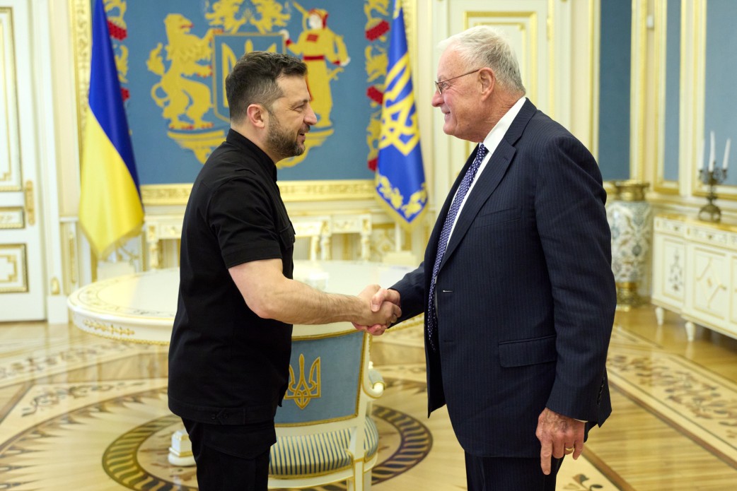 Володимир Зеленський провів зустріч зі спецпредставником Президента США генералом Кітом Келлогом