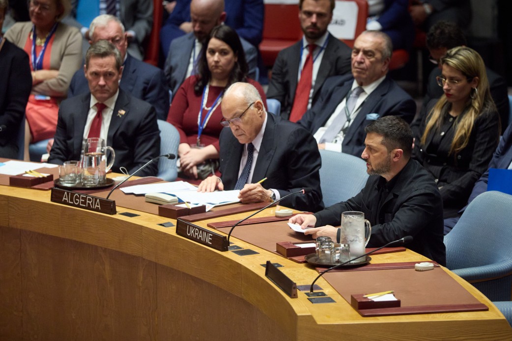 Виступ Президента під час засідання високого рівня Ради Безпеки ООН щодо України