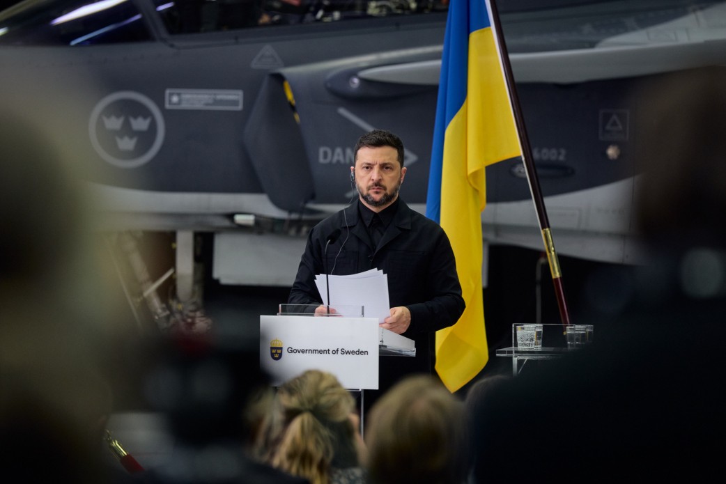 Заява Президента України під час спільного з Прем’єр-міністром Швеції спілкування з представниками медіа