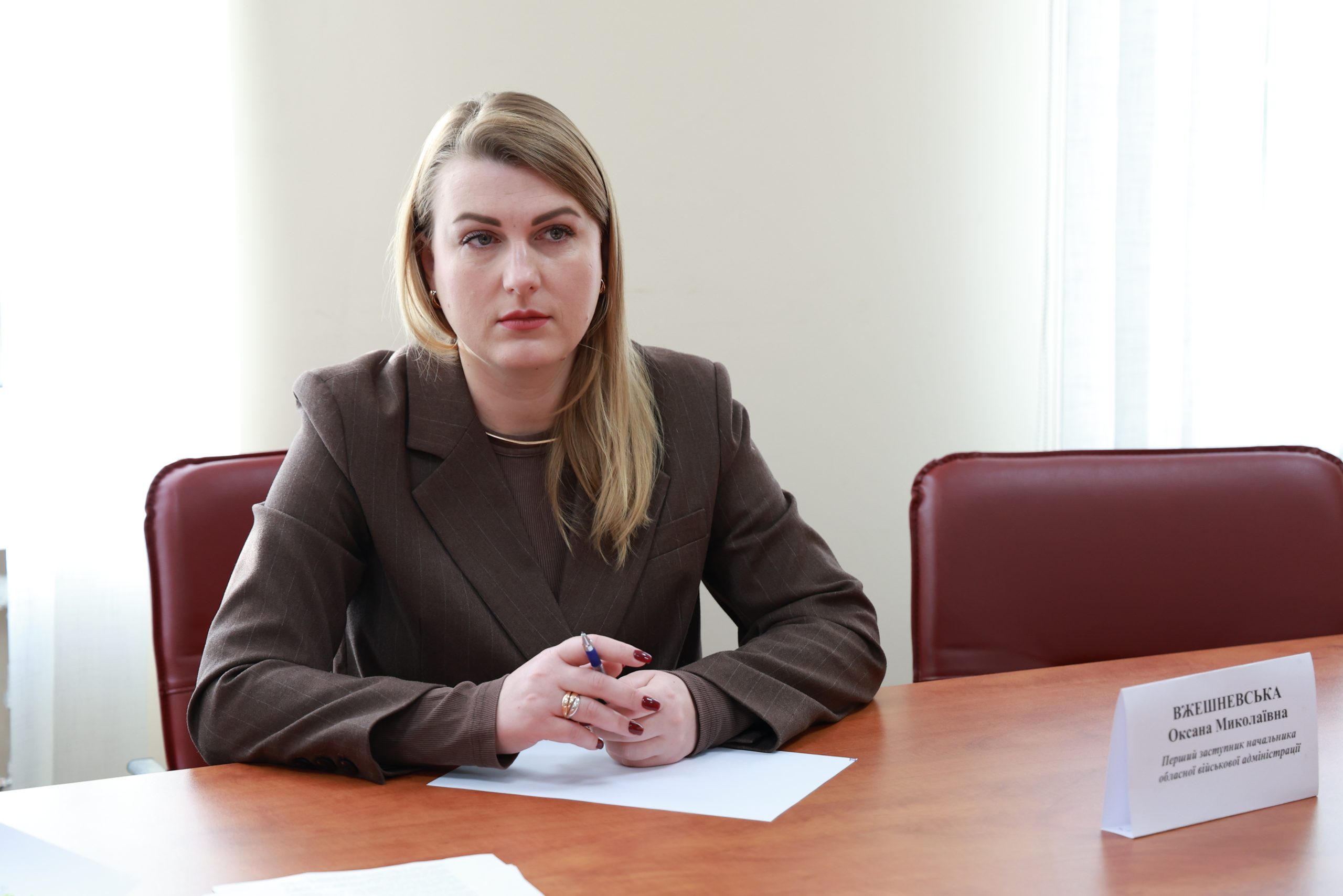 Оксана Вжешневська провела виїзний прийом громадян у Старокостянтинівській громаді