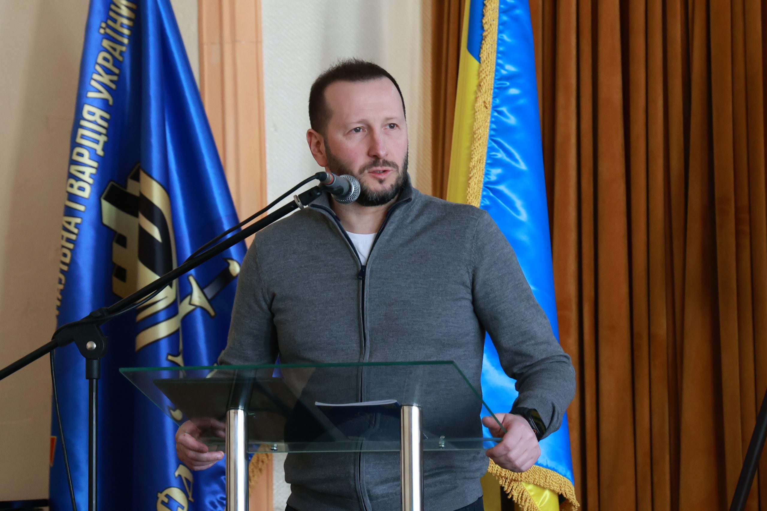 Сергій Тюрін привітав нацгвардійців Хмельниччини