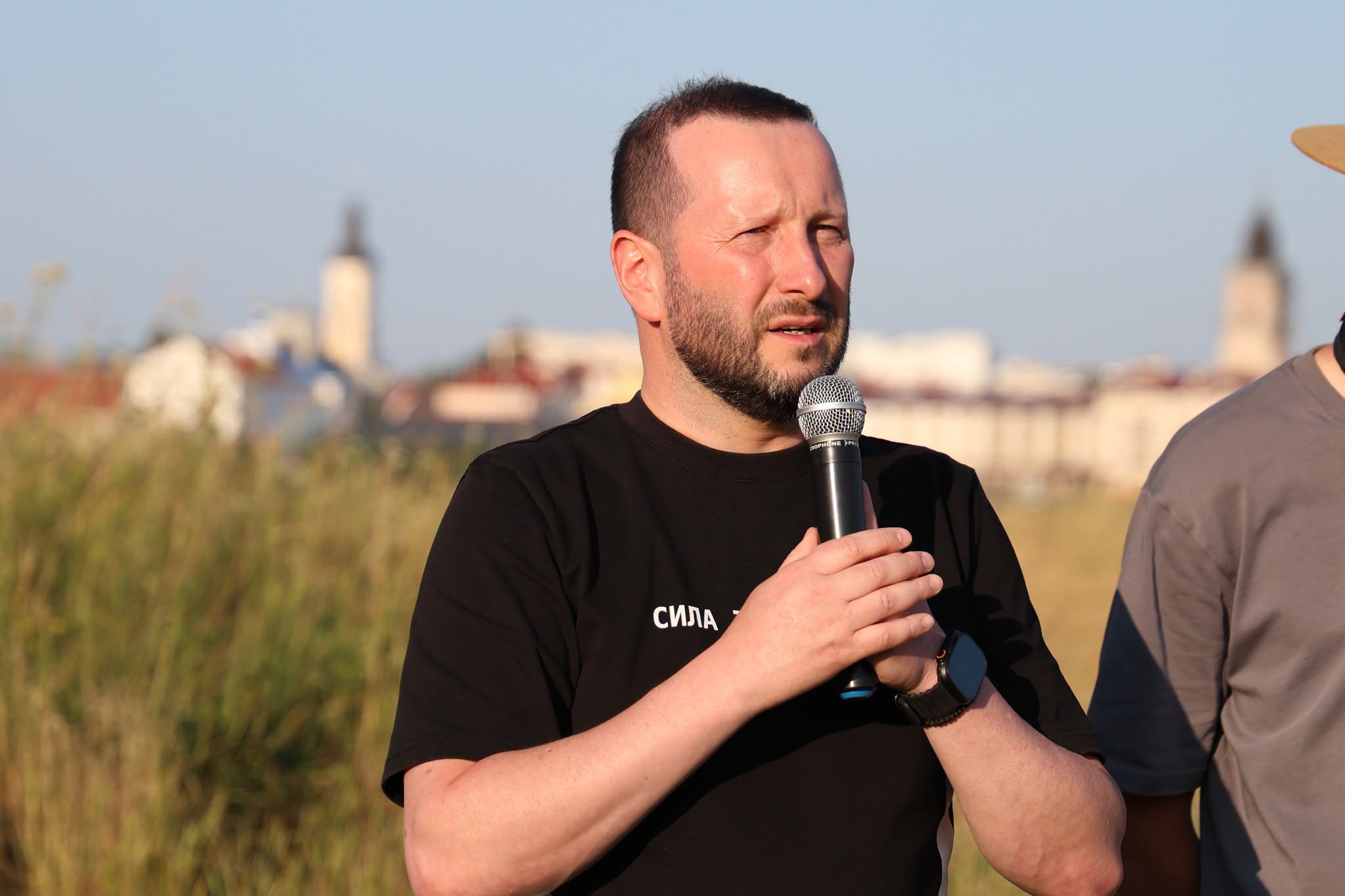 Сергій Тюрін завітав на гостьову ватру військово-патріотичного вишколу «Іду на Ви!»